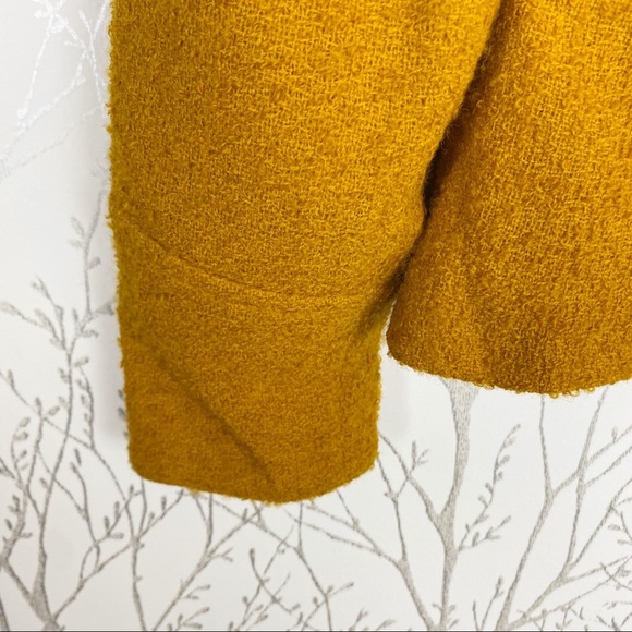 VINTAGE NIPON BOUTIQUE Mustard Wool Boucle Blazer - Picture 5 of 14